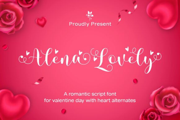 Alena Lovely: A Romantic Script Font for Elegant Editorial Design