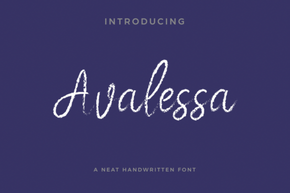 Avalessa: A Premium Script Handwritten Font for Editorial Design