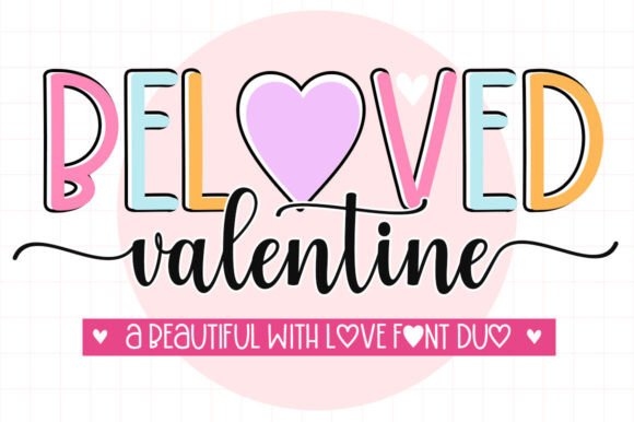 Beloved Valentine Duo: A Modern Script Font for Elegant Branding
