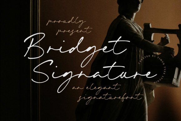Bridget Signature: Elevating Brand Identity with Elegant Script