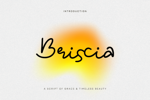 Briscia Font Review: Elegant Script for Branding