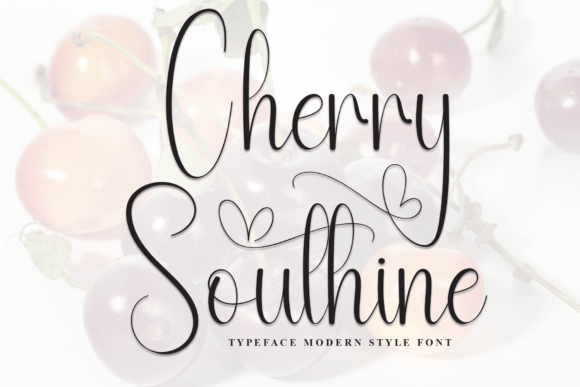 Cherry Southine: A Script Font for Elegant Branding