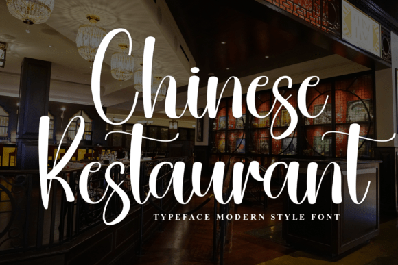 Chinese Restaurant Font for Bold Web Branding