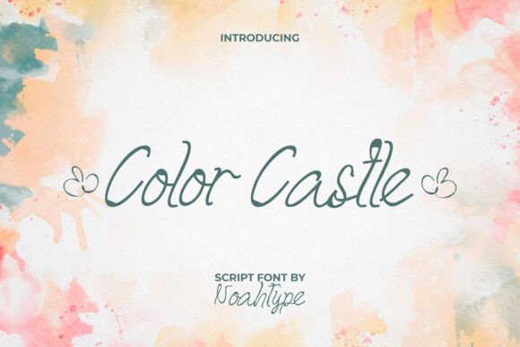 Color Castle Font for Small Business Branding