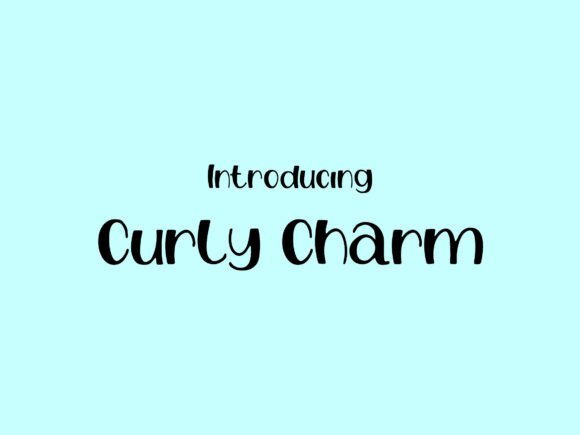 Curly Charm: A Whimsical Script Font for Editorial Design