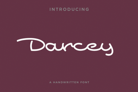 Darcey: A Premium Script Handwritten Font for Campaigns