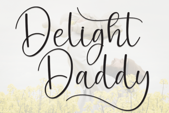 Delight Daddy Font for Elegant Web Design