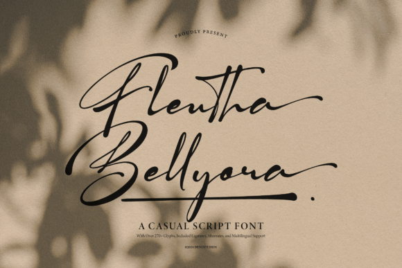 Flentha Bellyora: The Script Font for Modern Brands