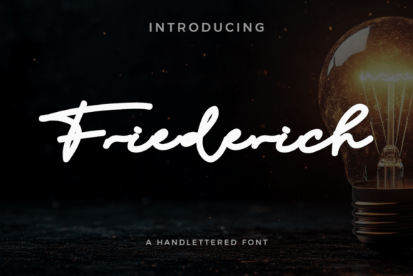 Friederich: A Premium Script Handwritten Font for Campaigns