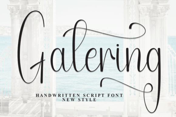 Gatering Script Font for Elegant Handmade Designs