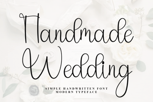 Handmade Wedding Font for Elegant Creative Designs