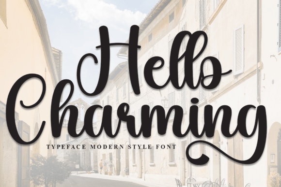 Hello Charming Font for Elegant Web Design