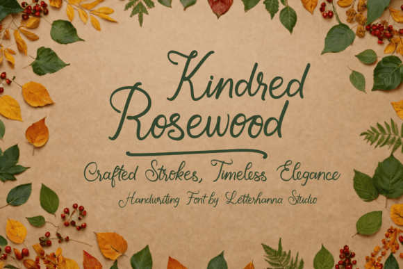 Kindred Rosewood Font for Campaign Design