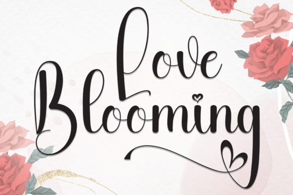 Love Blooming Font Review: Elegant Script for Designers