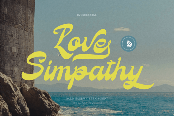 Love Simpathy: A Bold Script Font for Editorial Design