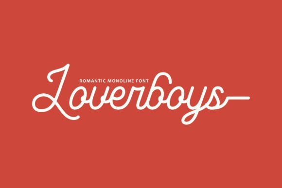 Loverboys: Elegant Script Font for Web Design