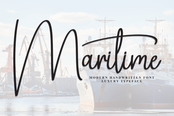Maritime Font for Elegant Handmade Branding
