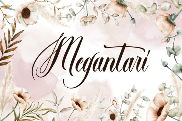 Megantari: A Luxurious Script Handwritten Font for Elegant Editorial Design