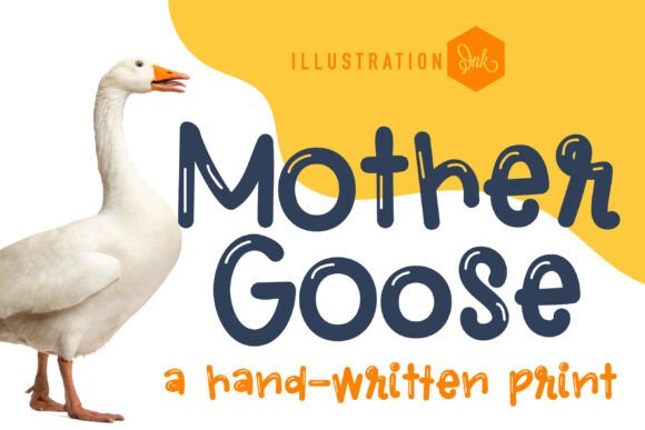 Mother Goose Font for Handmade Crafters
