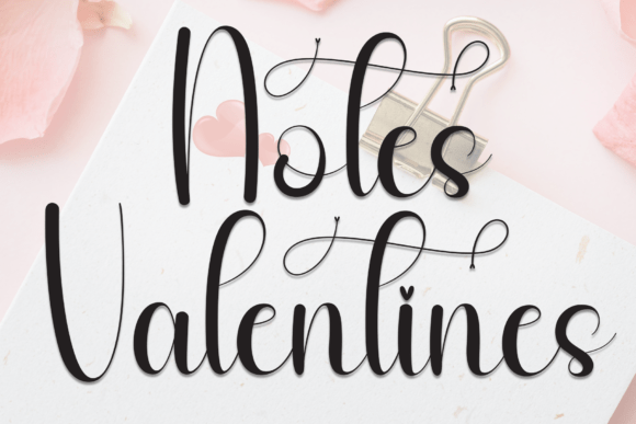 Notes Valentines Font Review for Marketers