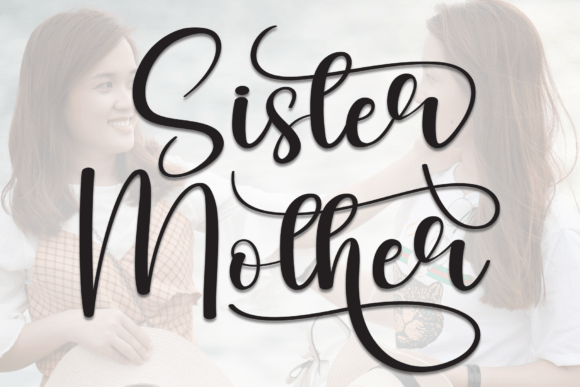 Sister Mother: A Modern Script Font for Branding