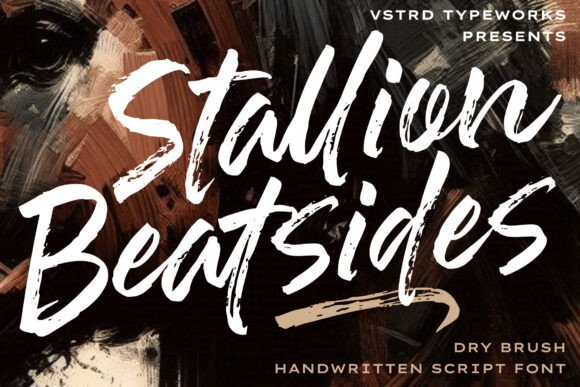 Stallion Beatsides: A Handwritten Font for Branding