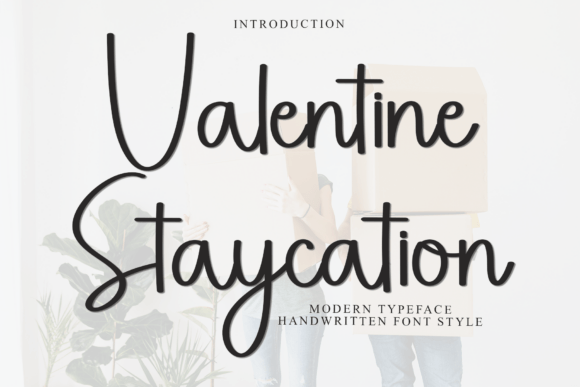 Valentine Staycation Font for Elegant Campaigns