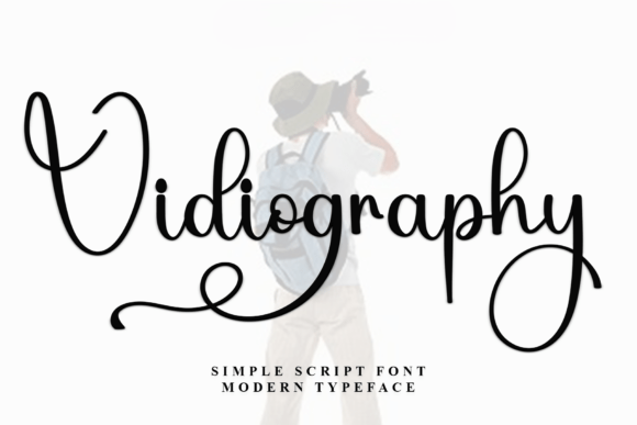 Vidiography: The Script Font for Elegant Branding