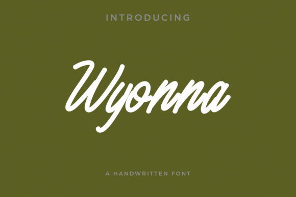 Wyonna: A Distinctive Script Font for Branding