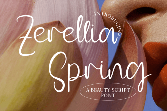 Zerellia Spring Typeface for Elegant Branding